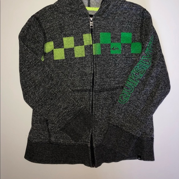 Quicksilver Zip-Up Hoodie Youth Size 7/Small - Picture 2 of 5
